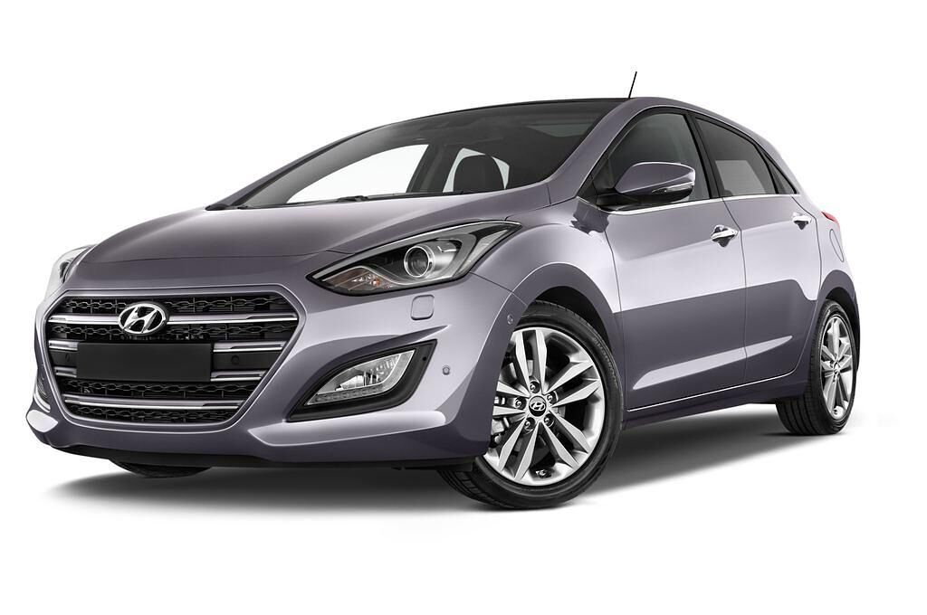Hyundai I30 (Baujahr 2015) Premium 5 Türen seitlich vorne mit Felge