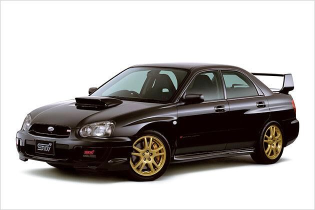 So sah der WRX STI von 2002 bis 2005 aus