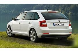 Skoda Rapid - Grüne Linie beim Golf-Gegner