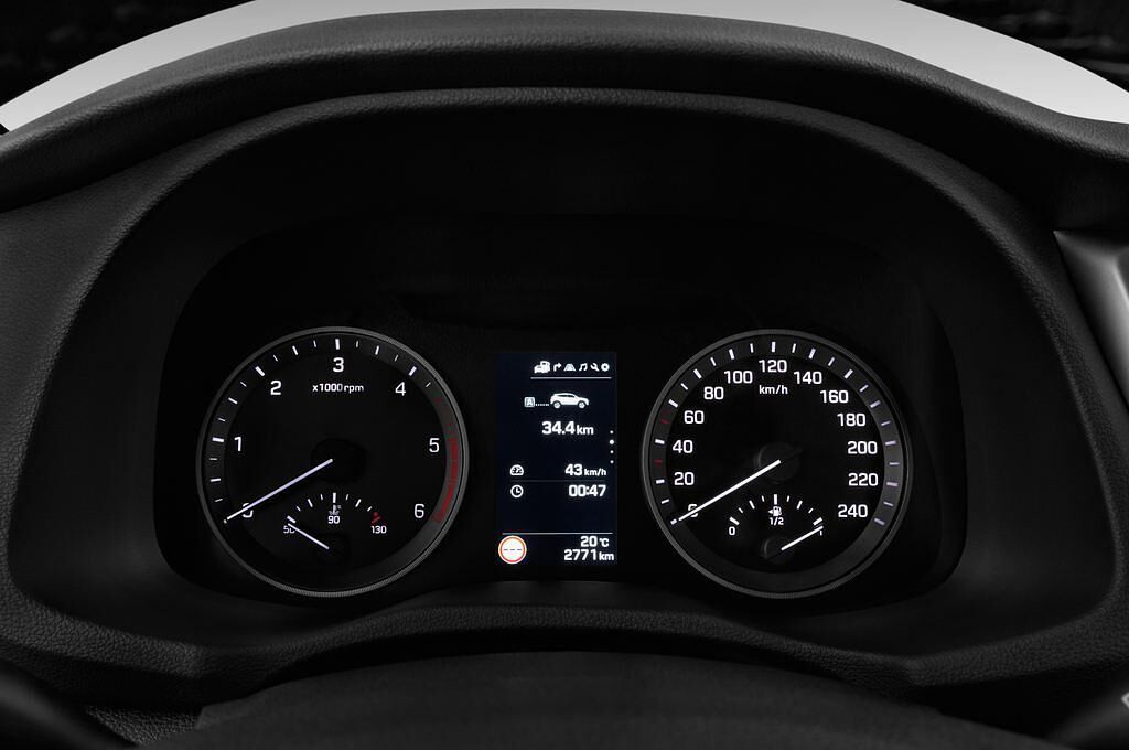 Hyundai Tucson (Baujahr 2015) Premium 5 Türen Tacho und Fahrerinstrumente