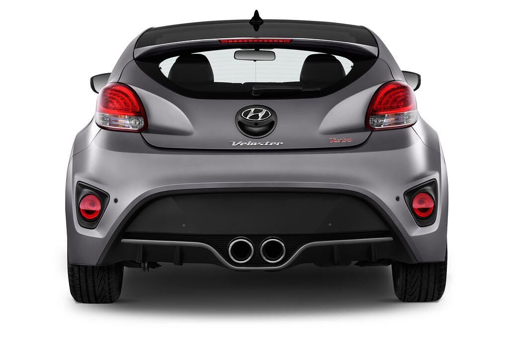 Hyundai Veloster (Baujahr 2015) Premium 3 Türen Heckansicht