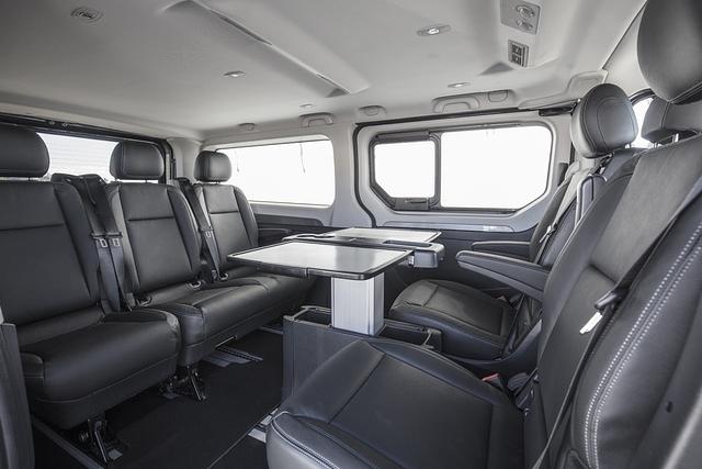 Mit einem optionalen Tisch wird der Trafic zum rollenden Büro