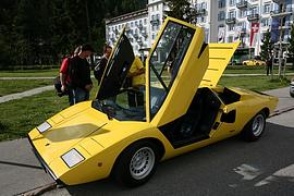 Lamborghini-Treffen - Alpen-Panorama