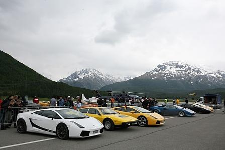 Lamborghini-Treffen 2010 Sankt Moritz