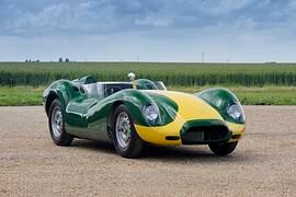 Lister Jaguar Knobbly Stirling Moss - Muskelhülle aus Magnesium Lister Jaguar Knobbly Stirling Moss - Muskelhülle aus Magnesium