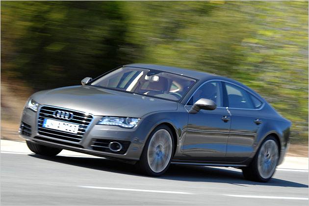 Der Neue trägt das typische Audi-Gesicht