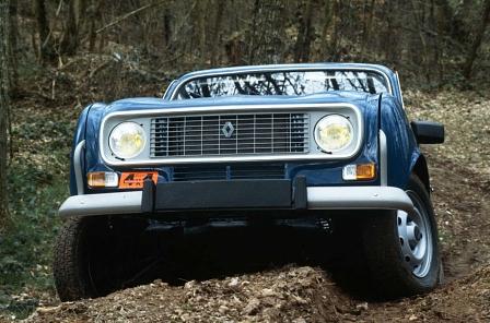 Mit Allradantrieb meisterteRenault 4 auch schwieriges Gelände.