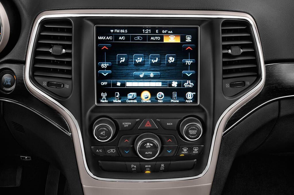 Jeep Grand Cherokee (Baujahr 2013) Limited 5 Türen Temperatur und Klimaanlage