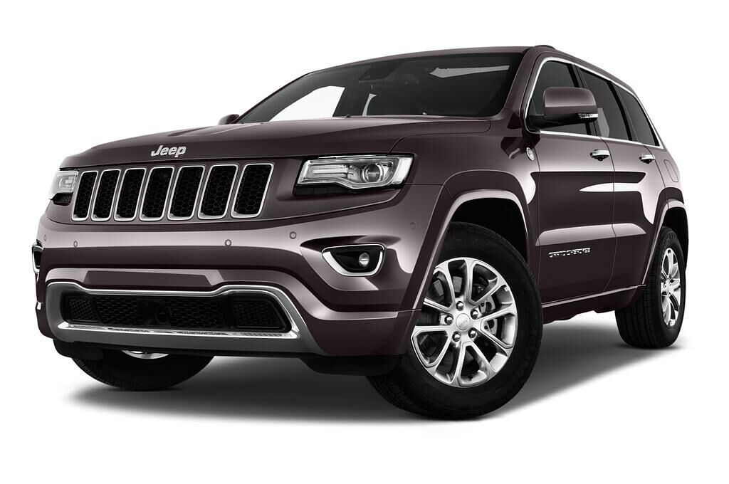 Jeep Grand Cherokee (Baujahr 2016) Overland 5 Türen seitlich vorne mit Felge