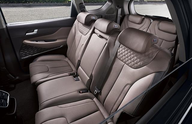 Hinten gibt es im Hyundai Santa Fe jede Menge Platz