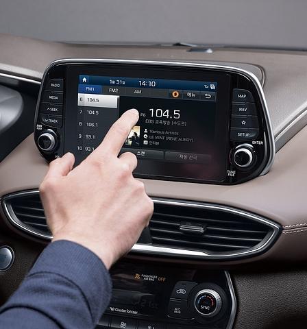 Hyundai Santa Fe 2018 - acht Zoll gegen Aufpreis