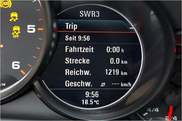 Mit einer Tankfüllung soll der Panamera Diesel mehr als 1.200 Kilometer weit kommen