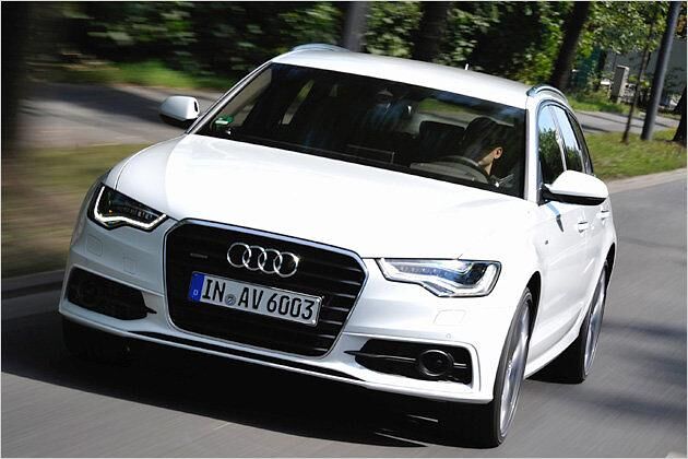 Mit entschlossenem Blick bringt Audi den neuen A6 Avant an den Start