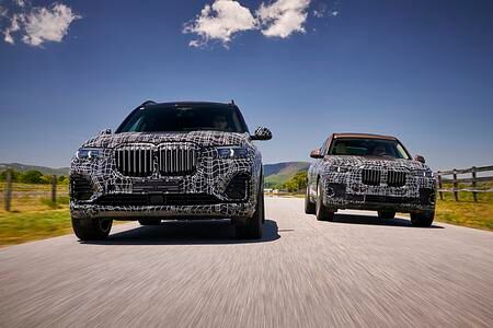 Prototypenfahrt: BMW X7 - Dickschiff und Dampfhammer