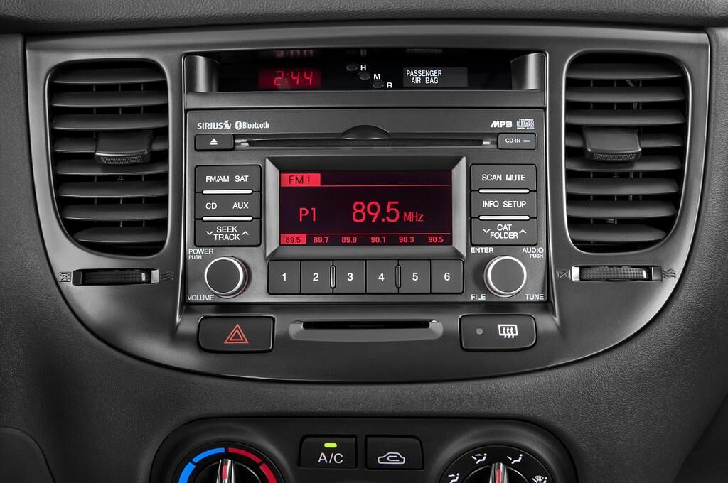 Kia Rio (Baujahr 2011) - 5 Türen Radio und Infotainmentsystem