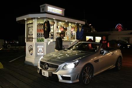 Im Mercedes SLK 55 AMG unterwegs auf der Route 66