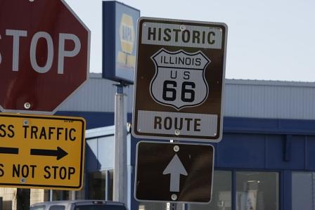 Im Mercedes SLK 55 AMG unterwegs auf der Route 66