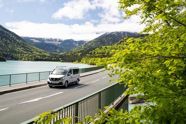 Mit dem kompakten Nissan ist man im Urlaub obil
