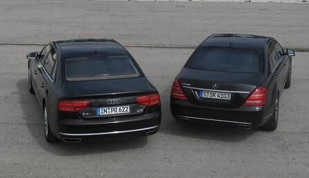 Mercedes S 600 L - Audi A8 L 6.3 W12