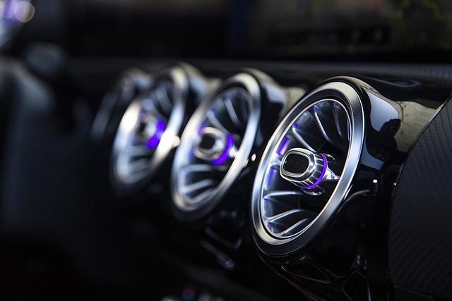 Mercedes A 220 4matic - illuminierte Lüftungsdüsen