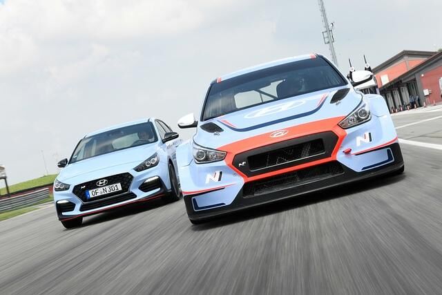 Der TCR basiert auf dem normalen i30 N