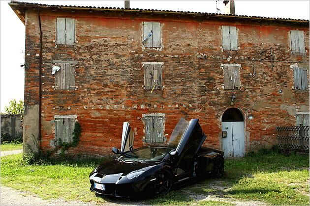 Ein schickes Stück Italien: Der Lamborghini Aventador