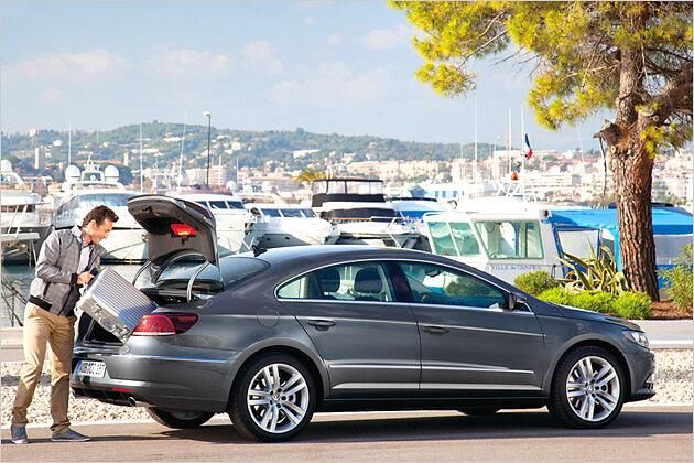 Ein Heckdeckel gibt die Laderaumöffnung frei