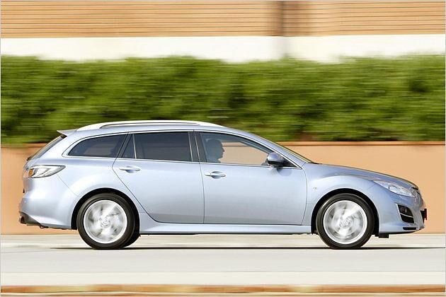 180 PS sorgen im Mazda 6 Kombi für probaten Vortrieb