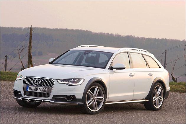 Die Radhäuser sind beim allroad-Modell deutlich breiter als bei den normalen A6-Modellen