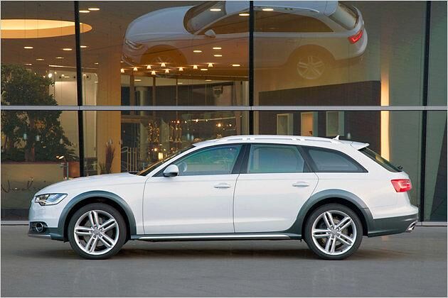 Der A6 allroad quattro wird serienmäßig mit 18-Zoll-Felgen ausgeliefert
