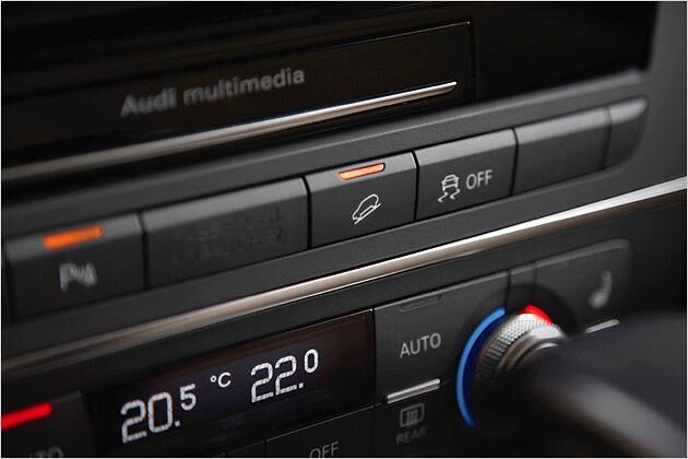Die Zweizonen-Klimaanlage gehört beim A6 allroad quattro zum Serienumfang
