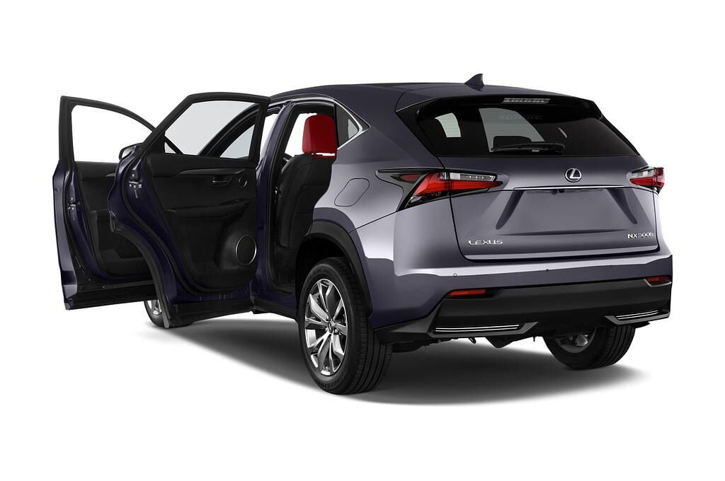 Lexus NX (Baujahr 2015) 300H E-Four F Sport 5 Türen Tür geöffnet