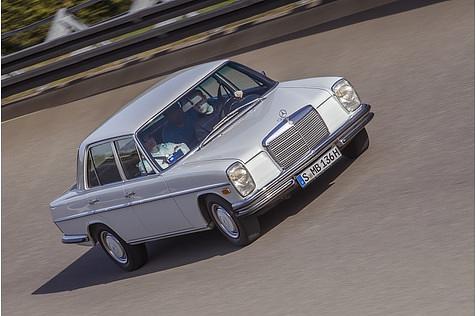 Mercedes 280 E der Baureihe W115 / Strich-Acht - mit 136 kW / 185 PS