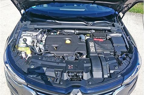 Der 2,0 Liter große Vierzylindermotor des Renault Talisman Grandtour Energy dCi 160 EDC.