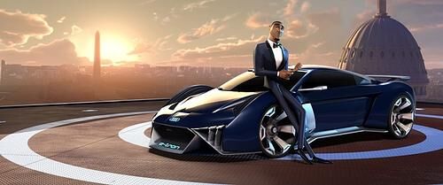 Audi e-tron wird Kinostar - Stark gezeichnet