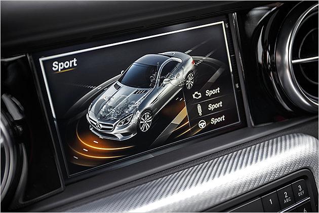 Im Sieben-Zoll-Display werden die Fahrmodi visualisiert