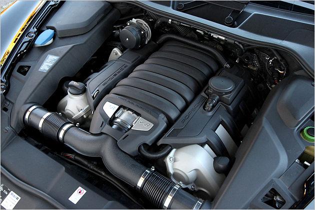 Herzstück des Cayenne GTS ist ein 4,8-Liter großer Achtzylinder-Saugmotor