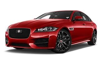 Jaguar XF (Baujahr 2017) R-Sport 4 Türen seitlich vorne mit Felge