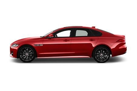 Jaguar XF (Baujahr 2017) R-Sport 4 Türen Seitenansicht