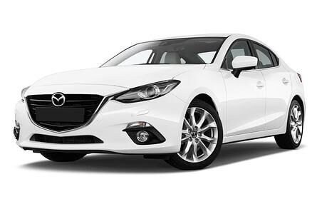 Mazda Mazda3 (Baujahr 2014) Sports-Line 4 Türen seitlich vorne mit Felge