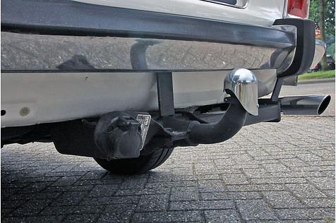 Hier darf sogar ein Anhänger gezogen werden.