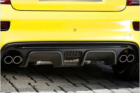 Die Auspuffanlage macht ordentlich Krawall