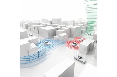 Schwarmintelligenz - Autos kommunizieren miteinander