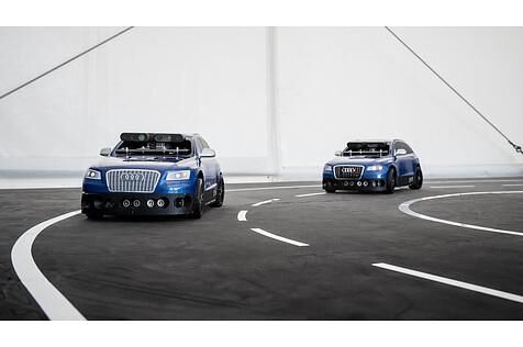 Audi Testflotte im Maßstab 1:8 - Gefahrenstellen verlieren ihren Schrecken