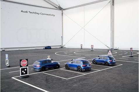 Audi Testflotte im Maßstab 1:8