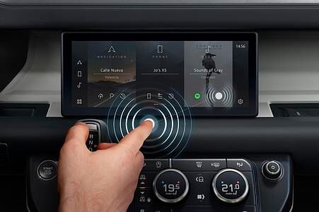 Neue Bedientechnik von Jaguar  - Berührungslos tatschen