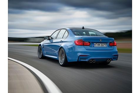 BMW M3 2016 - das Heck keilt gerne einmal aus
