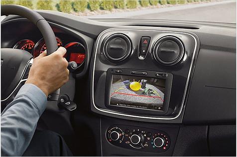 Die Rückfahrkamera ist erstmals in einem Dacia zu finden