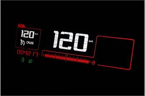 Digitale Instrumente ohne Drehzahlmesser