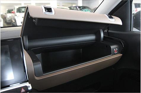 Das Volumen der Ablage ist gigantisch